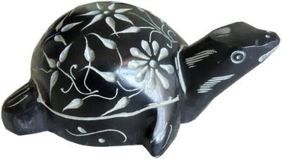 

Jaipur Print Decorative Showpiece - 7 cm(Stoneware, Black)