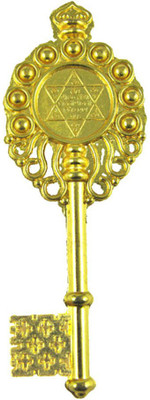 

Vastu arcade Vastu Wealth Kuber Kunji For Finencial Gains Decorative Showpiece - 10 cm(Iron, Gold)