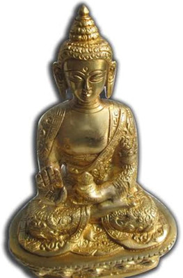 9% OFF on Asia Craft Medicine Buddha Handmade Brass Statue from India Decorative Showpiece - 17.78 cm(Wood, Gold) 9% OFF on Asia Craft Medicine Buddha Handmade Brass Statue from India Decorative Showpiece - 17.78 cm(Wood, Gold)