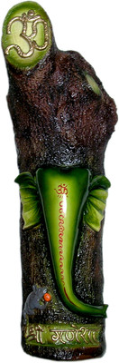 9% OFF on Megifting The Tree Branch Shaped Ganesha- Wall hanging (GRN) Decorative Showpiece - 48 cm(Polyresin, Multicolor)