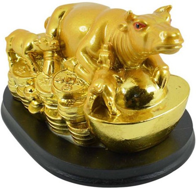 

7 Ocean Decorative Showpiece - 8 cm(Aluminium, Gold)