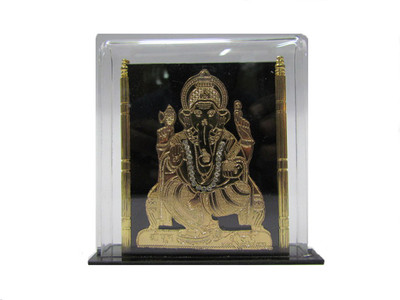 13% OFF on SC Handicrafts Lord Ganesha Decorative Showpiece - 9 cm(Brass, Gold, Black) 13% OFF on SC Handicrafts Lord Ganesha Decorative Showpiece - 9 cm(Brass, Gold, Black)