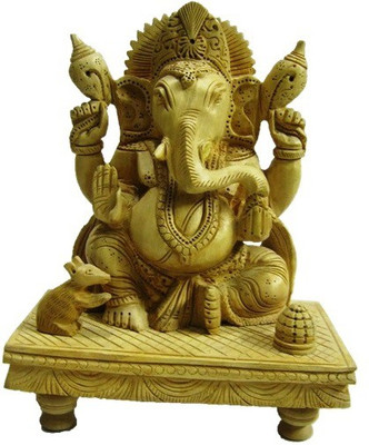 60% OFF on Craft Mansion Wooken Choki Ganesha Decorative Showpiece - 20 cm(Wooden, Brown) 60% OFF on Craft Mansion Wooken Choki Ganesha Decorative Showpiece - 20 cm(Wooden, Brown)