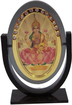 

Creative Gifts Goddess Lakshmi Idol for Car Dashboard / Home / Office / Perfect Gift Item - 3 x 2.5 inch Showpiece - 10.7 cm Decorative Showpiece - 10 cm(Plastic, Multicolor)