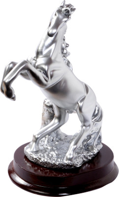 

Oyedeal Galloping Stallion Horse Silver Decorative Showpiece - 19 cm(Polyresin, Silver)