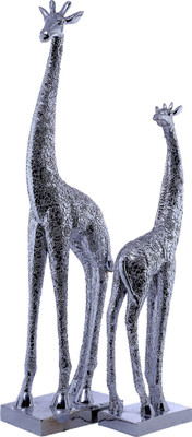 

Saanvi Creations Decorative Showpiece - 57 cm(Silver Finish, Silver)