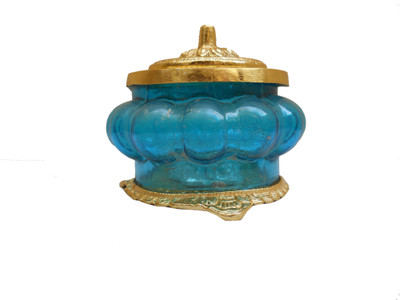 70% OFF on JaipurCrafts Kuber Box Decorative Showpiece - 10.16 cm(Glass, Aluminium, Blue, Gold) 70% OFF on JaipurCrafts Kuber Box Decorative Showpiece - 10.16 cm(Glass, Aluminium, Blue, Gold)