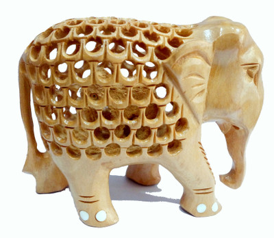

Nandika Sales Decorative Showpiece - 6.5 cm(Wooden, Brown)