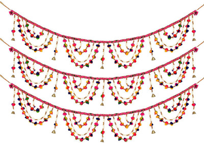

Chesta Enterprises Fabric Decorative Door Hanging Set Toran(Fabric)