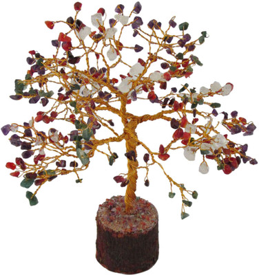 

Creative Crystal Tree Handicrafts Decorative Showpiece - 22 cm(Crystal, Multicolor)