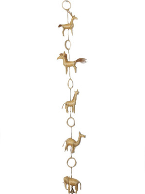 

Sarvsiddhi Animal Door Hanging Decorative Showpiece - 98 cm(Jute, Peach)