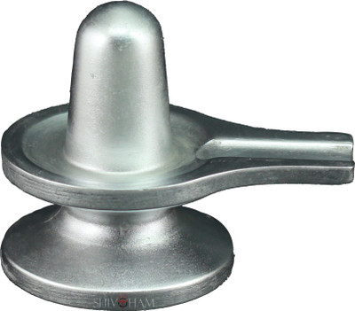 

SHIVOHAM Energised Parad Shivling (Mercury) Decorative Showpiece - 5.5 cm(Alloy, Silver)