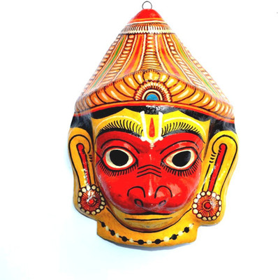 

Art Godaam Designer Decorative Showpiece - 22 cm(Paper Mache, Yellow)