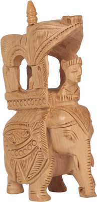 19% OFF on Rajrang 70 Decorative Showpiece - 13 cm(Wood, Brown) 19% OFF on Rajrang 70 Decorative Showpiece - 13 cm(Wood, Brown)