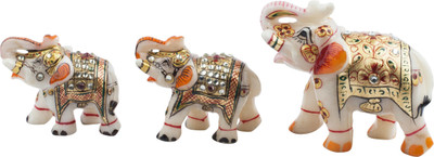 

Emboss Culture Decorative Showpiece - 7 cm(Stoneware, Multicolor)