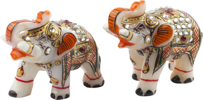 

Emboss Culture Decorative Showpiece - 7 cm(Stoneware, Multicolor)
