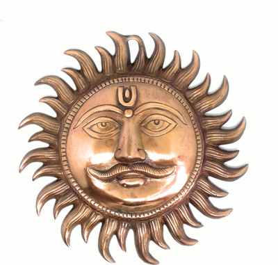 

Arhant Wall Mount Decorative Showpiece - 26 cm(Aluminium, Copper, Copper)
