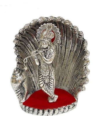 

Jupiter Elite Seep Krishna Decorative Showpiece - 15 cm(Aluminium, Silver)