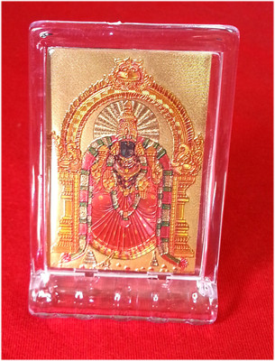 

Gold Art 4 U Lord Padmavathi Gold Foil Decorative Showpiece - 7.9 cm(Gold Foil, Multicolor)