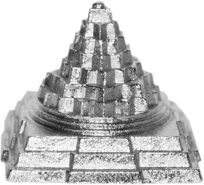 

SHIVOHAM Parad Shree Yantra (Mercury) Decorative Showpiece - 3 cm(Alloy, Silver)