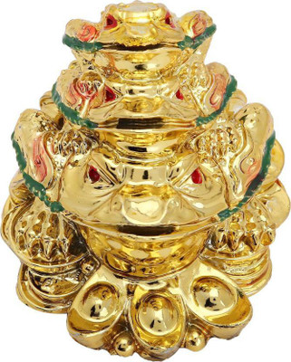 

Ripe India Decorative Showpiece - 7 cm(Polyresin, Gold)