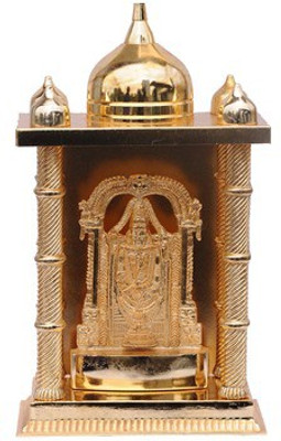 

Matchless Gifts Lord Balaji Decorative Showpiece - 17 cm(Gold Plated, Gold)