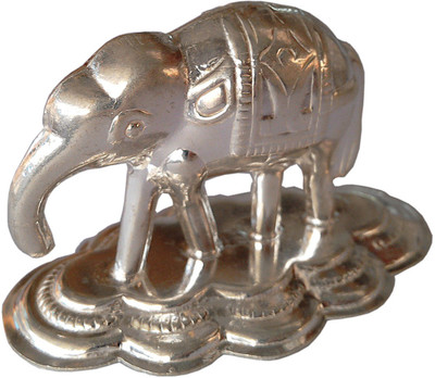 

Shakuntala And Daisy Silver Elephant Decorative Showpiece - 7 cm(Silver, Silver)