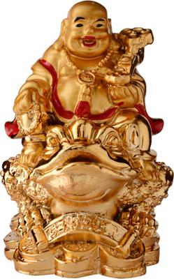 

Vatic Decorative Showpiece - 9 cm(Ceramic, Gold)