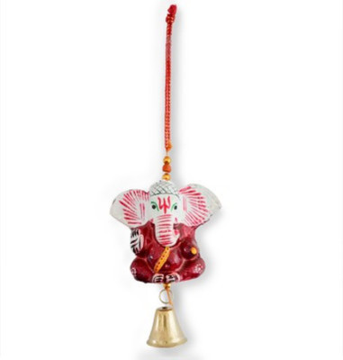 

Bajya Handcrafted Colorful Lord Ganesha Wall Hanging Decorative Showpiece - 4 cm(Paper Mache, Multicolor)
