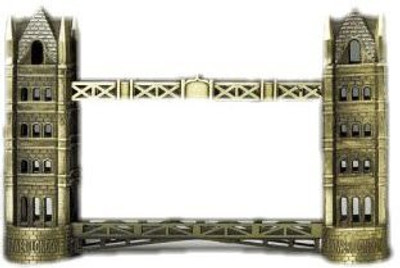 

Gooddeals Antique finish London Tower Bridge Metal Miniature statue Decorative Showpiece - 11 cm(Bronze, Brown)