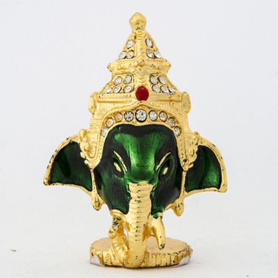

Nilgiri Touch Lord Ganesha Decorative Showpiece - 4.5 cm(Gold Plated, Gold)
