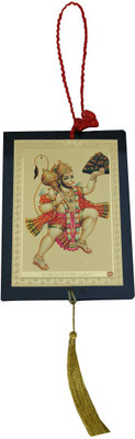 

Aaradhi ar Decoration Rear View Mirror Hanging Accessories Hanuman Decorative Showpiece - 35 cm(Plastic, Multicolor)