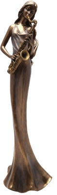 

shivika enterprises Decorative Showpiece - 33 cm(Polyresin, Brown)