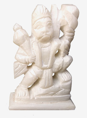 

Mne IDOL HANUMAN Decorative Showpiece - 10 cm(Marble, White)