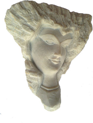 

CraftEra Decorative Showpiece - 11 cm(Silver Finish, White)