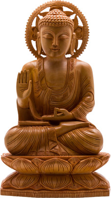 33% OFF on Prachin Buddha Sitting Lotus - 12 Inch Decorative Showpiece - 31 cm(Wood, Brown) 33% OFF on Prachin Buddha Sitting Lotus - 12 Inch Decorative Showpiece - 31 cm(Wood, Brown)