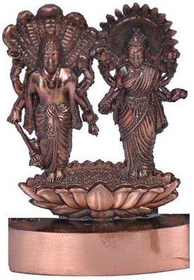 

Matchless Gifts Lord Vishnu Decorative Showpiece - 11 cm(Copper, Copper)