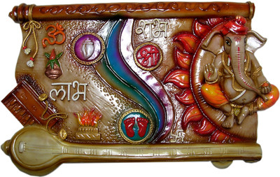 14% OFF on Megifting Musical Instuments Vastu Ganesha Good Luck-Wall Hanging Decorative Showpiece - 25 cm(Polyresin, Multicolor) 14% OFF on Megifting Musical Instuments Vastu Ganesha Good Luck-Wall Hanging Decorative Showpiece - 25 cm(Polyresin, Multicolor)