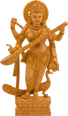 33% OFF on Prachin Saraswathi Stand Spl 10 Decorative Showpiece - 25 cm(Wood, Brown) 33% OFF on Prachin Saraswathi Stand Spl 10 Decorative Showpiece - 25 cm(Wood, Brown)