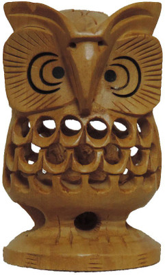 

Crafts and you Decorative Showpiece - 6.5 cm(Wooden, Brown)