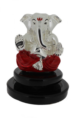 10% OFF on Tofa Base Ganesha Wax Idol Showpiece - 13 cm(Silver, Silver) 10% OFF on Tofa Base Ganesha Wax Idol Showpiece - 13 cm(Silver, Silver)