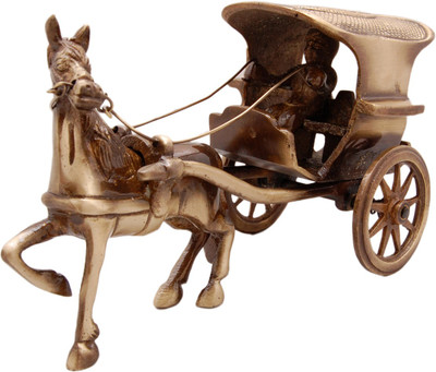 43% OFF on HanDecor Horse Cart Big Decorative Showpiece - 7.5 cm(Brass, Brown) 43% OFF on HanDecor Horse Cart Big Decorative Showpiece - 7.5 cm(Brass, Brown)