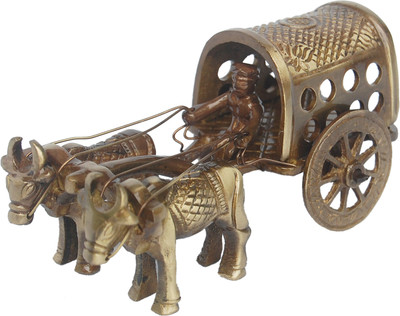 44% OFF on aakrati Brassware Bull Cart For Decoration Purpose Decorative Showpiece - 6 cm(Polyresin, Brown) 44% OFF on aakrati Brassware Bull Cart For Decoration Purpose Decorative Showpiece - 6 cm(Polyresin, Brown)
