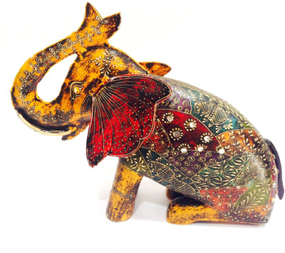 

Shivay Arts Decorative Showpiece - 21 cm(Iron, Wooden, Multicolor)
