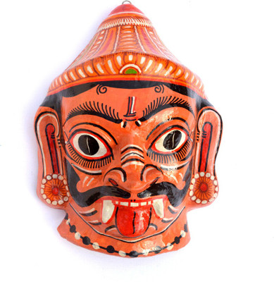 

Art Godaam PAPER MACHE Decorative Showpiece - 23 cm(Paper Mache, Orange)