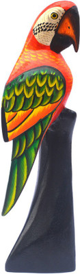 

Art Godaam Wooden Bird Decorative Showpiece - 31 cm(Wooden, Multicolor)
