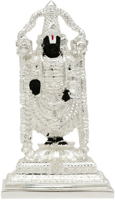 

Hawai Lord Balaji Decorative Showpiece - 12.7 cm(Silver Finish, Silver)