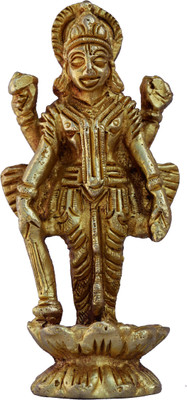 53% OFF on Aakrati Lord Vishnu Sculpture Made of Brass Decorative Showpiece - 7 cm(Brass, Yellow) 53% OFF on Aakrati Lord Vishnu Sculpture Made of Brass Decorative Showpiece - 7 cm(Brass, Yellow)