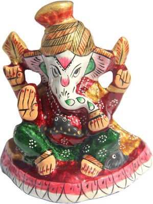 36% OFF on Handicrafts Paradise Ganesh Decorative Showpiece - 7.5 cm(Aluminium, Multicolor) 36% OFF on Handicrafts Paradise Ganesh Decorative Showpiece - 7.5 cm(Aluminium, Multicolor)