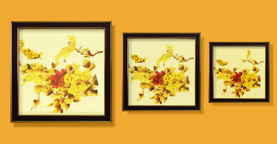 54% OFF on SAF Set of 3 Painting Painting(30 cm x 30 cm)